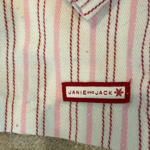 Janie & Jack size 4 stripe girl’s pajamas!! - Picture 3 of 6